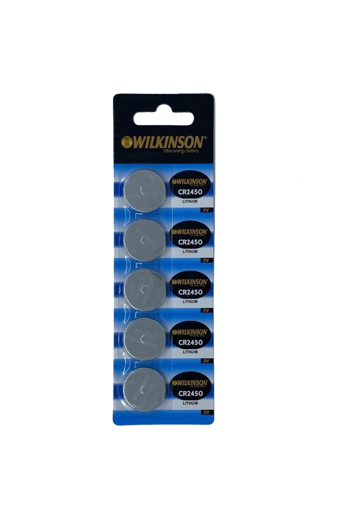 Wılkınson 2450 3V Lityum Düğme Pil 5'Li Paket Wılkınson 2450 3V Lityum Düğme Pil 5'Li Paket