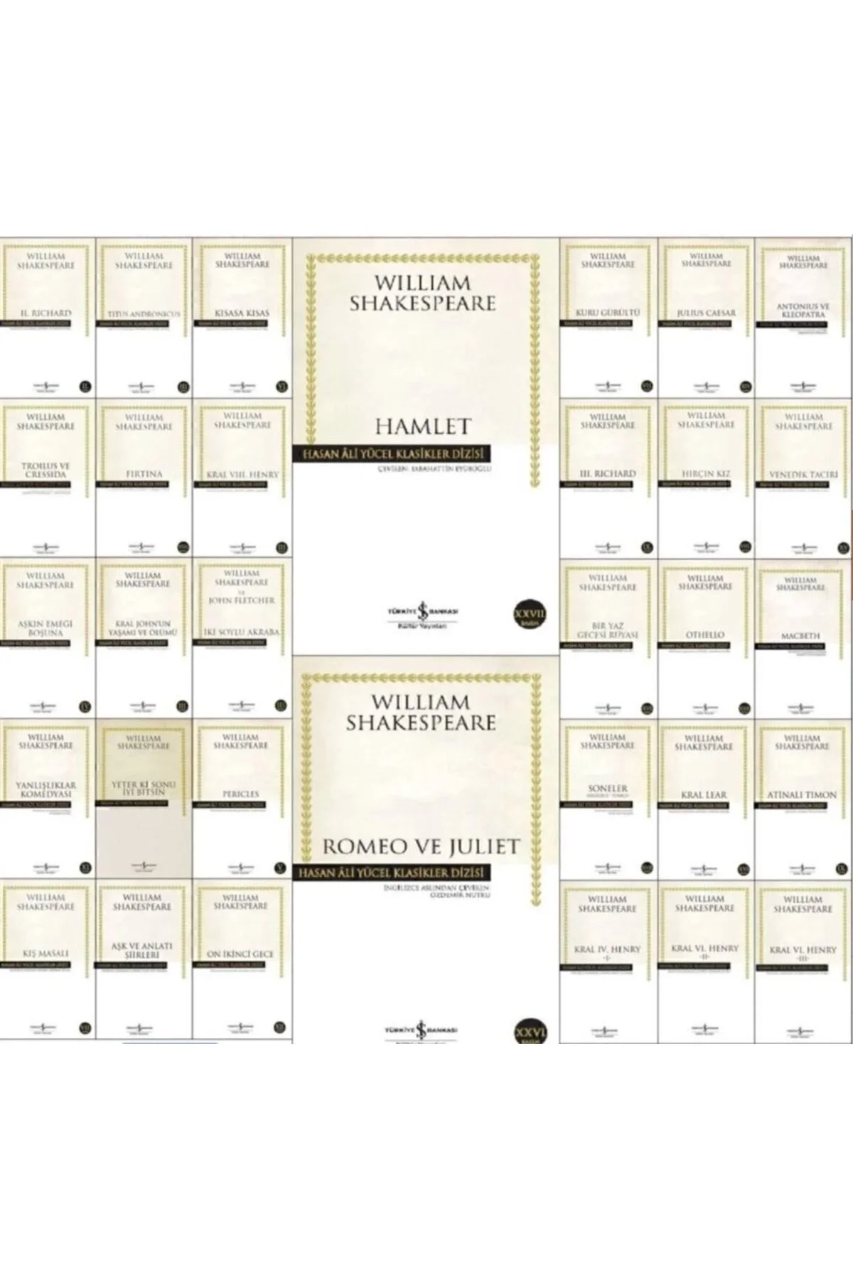 william shakespeare 32 kitap set