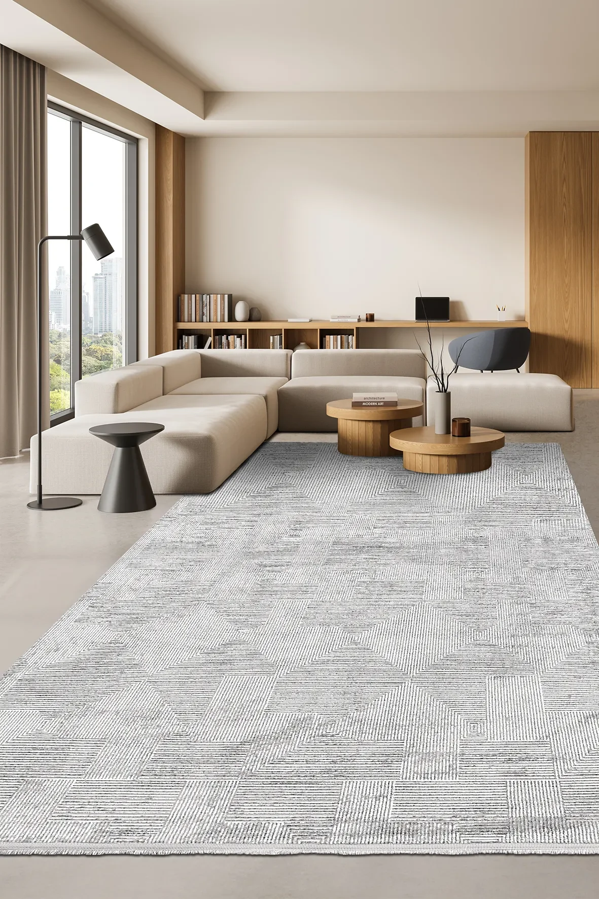 WIN Model Oturma Odası Halısı – Yüksek İlmek Sıklığı, Modern Tasarım Fiyatı, Yorumları ve Özellikleri