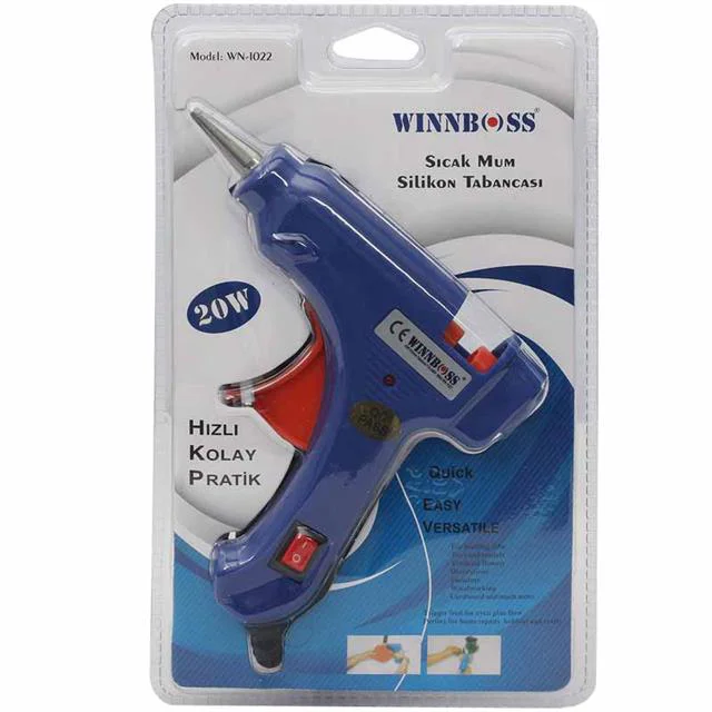 Winnboss WN-1022 Anahtarlı 20 Watt Küçük Silikon Tabancası Winnboss WN-1022 Anahtarlı 20 Watt Küçük Silikon Tabancası