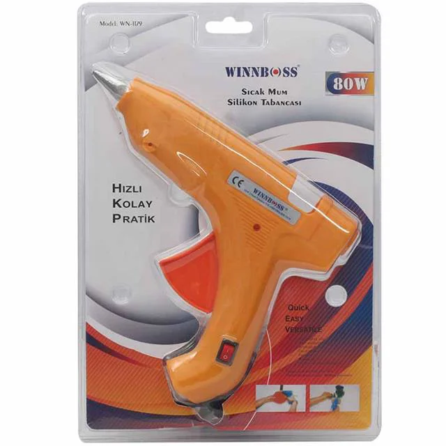 Winnboss WN-1179 Anahtarlı 80 Watt Silikon Tabancası Winnboss WN-1179 Anahtarlı 80 Watt Silikon Tabancası
