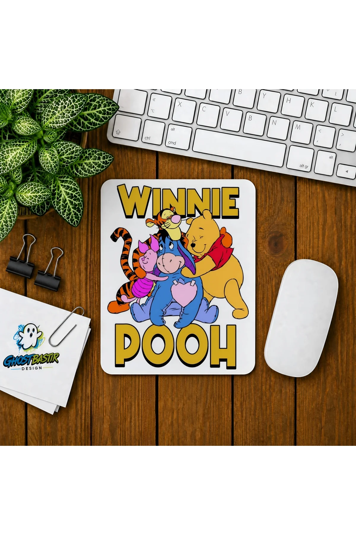Winnie The Pooh Baskılı Oyuncu Mousepad 0351