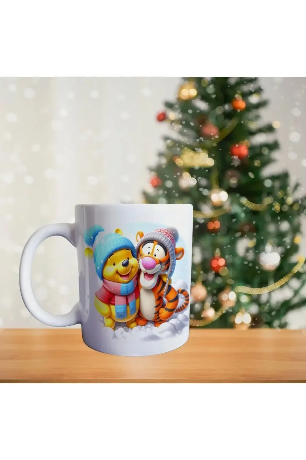 Winnie the pooh temalı porselen kupa