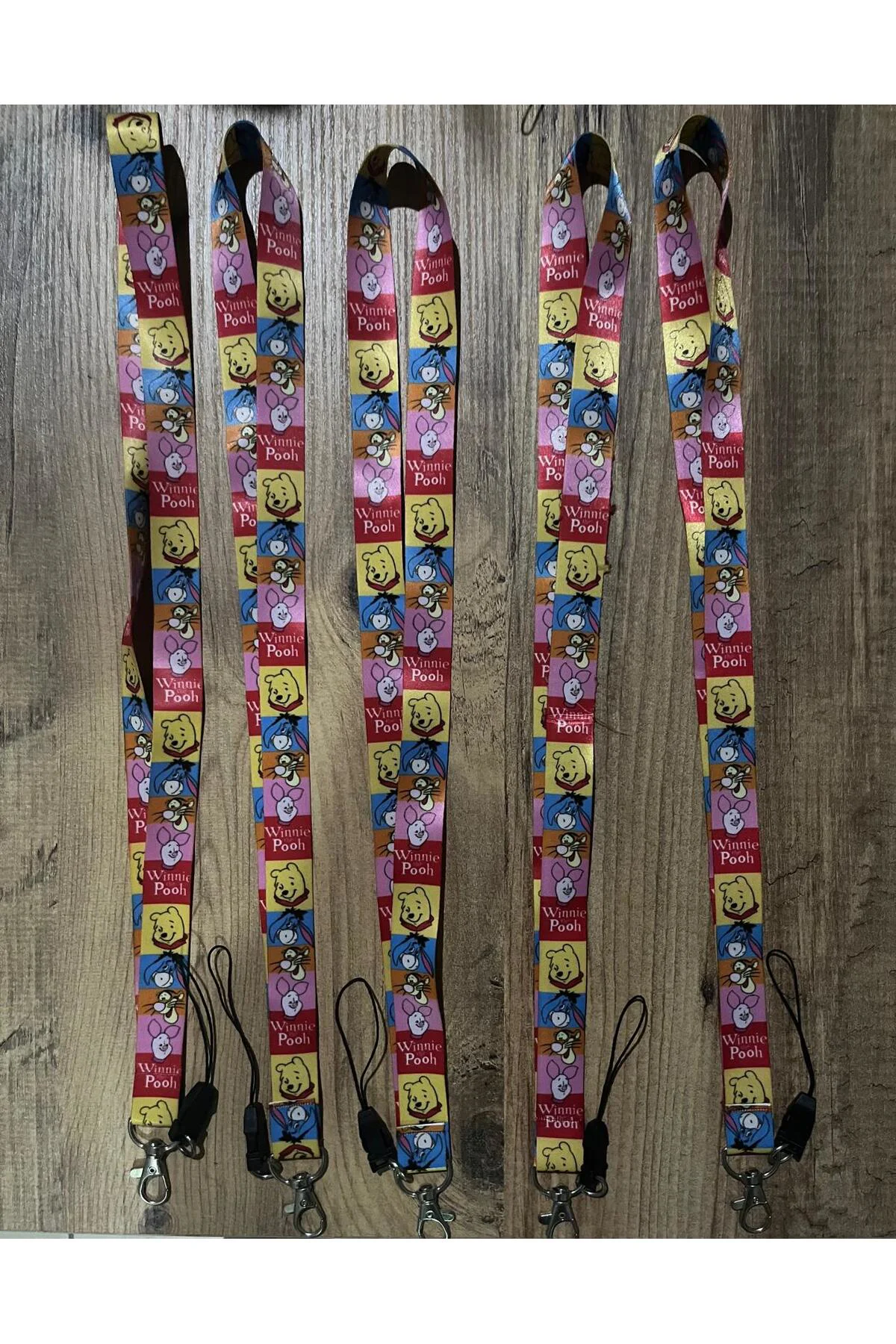Winnie the Pooh ve Arkadaşları Yaka Kartı Boyun Askı ipi Model 2