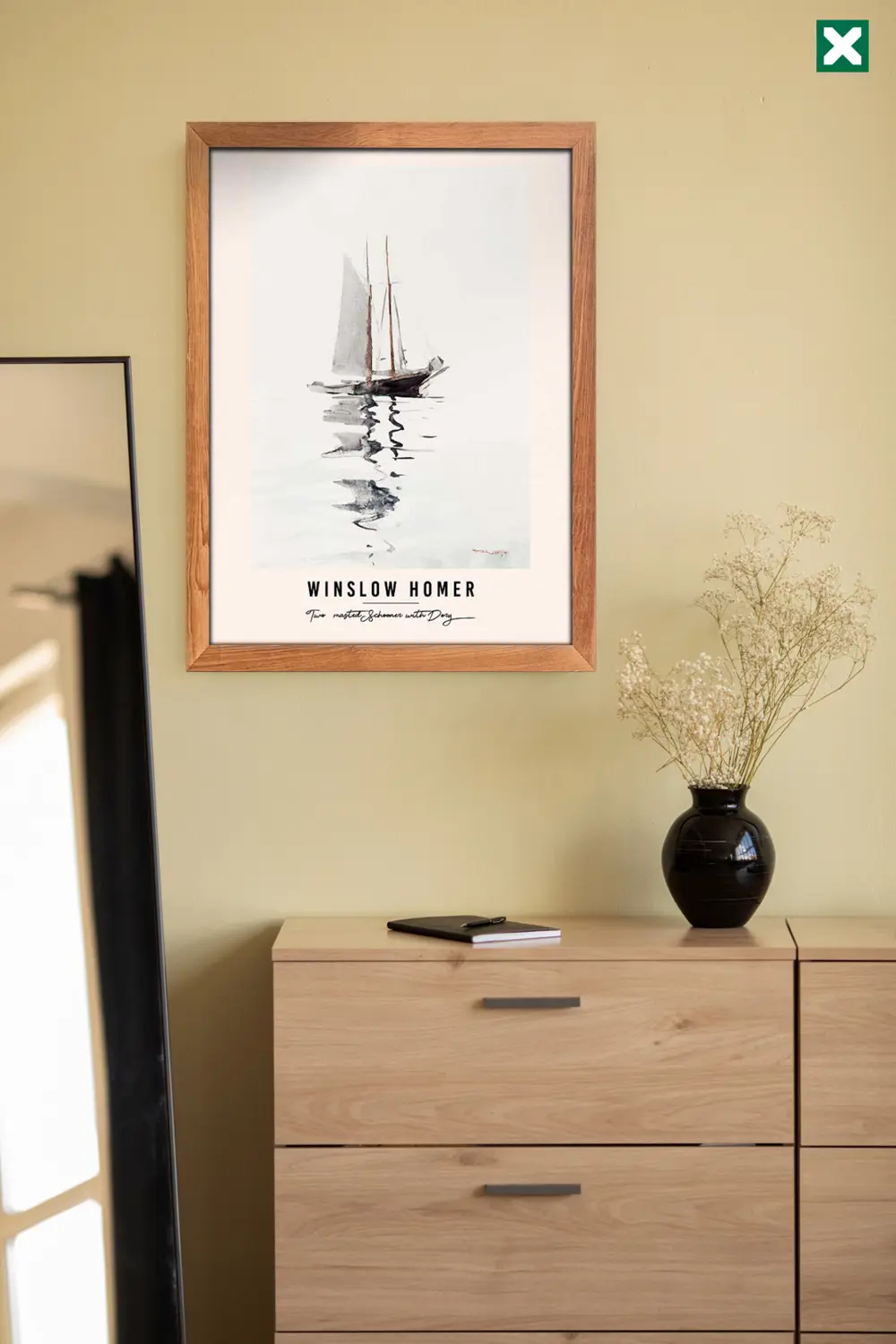 Winslow Homer Duvar Sanatı 3'lü Set Çerçeve Görünümlü Modern Mdf 