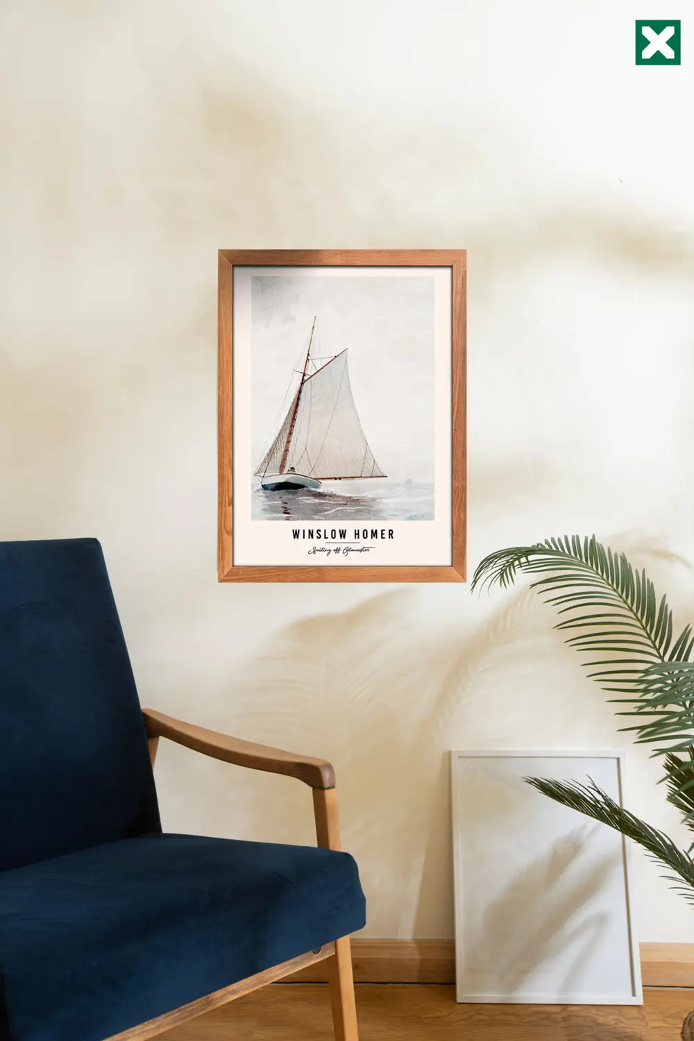 Winslow Homer Duvar Sanatı 3'lü Set Çerçeve Görünümlü Modern Mdf 