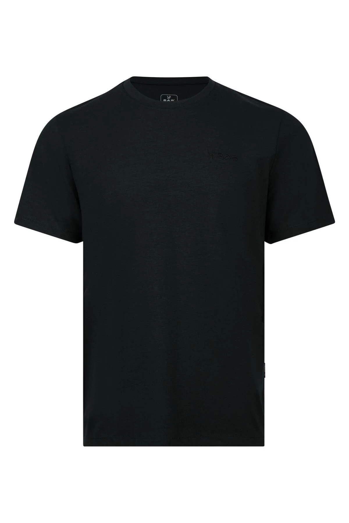 Winson Erkek Viloft Sıfır Yaka T-Shirt Siyah