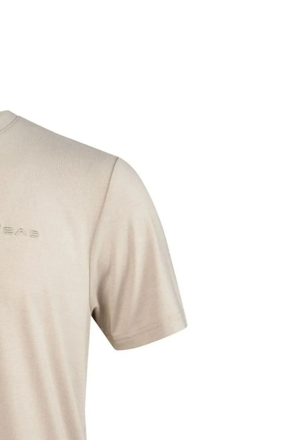 Winson Erkek Viloft Sıfır Yaka T-Shirt Bej