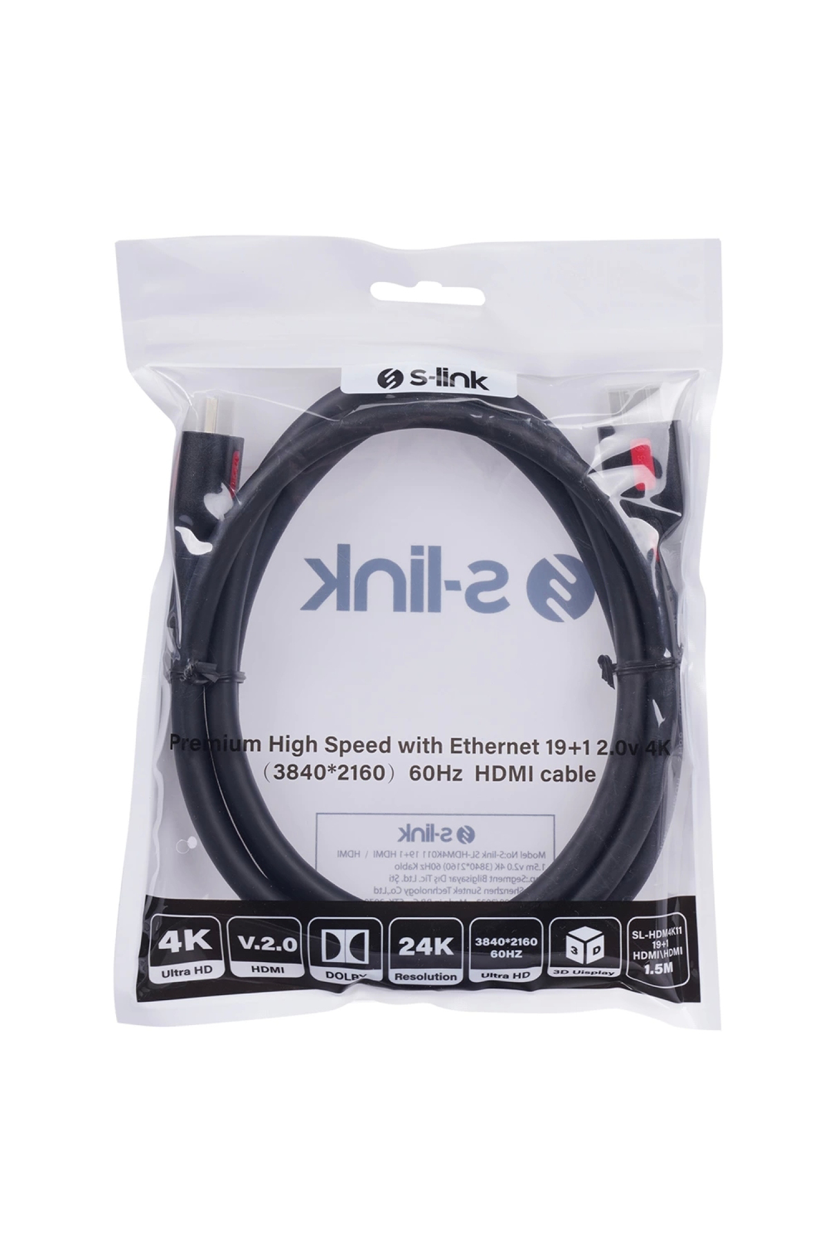 WİNTA- 19+1 HDMI TO HDMI 1.5M V2.0 4K (3840*2160) 60HZ KABLO SL-H