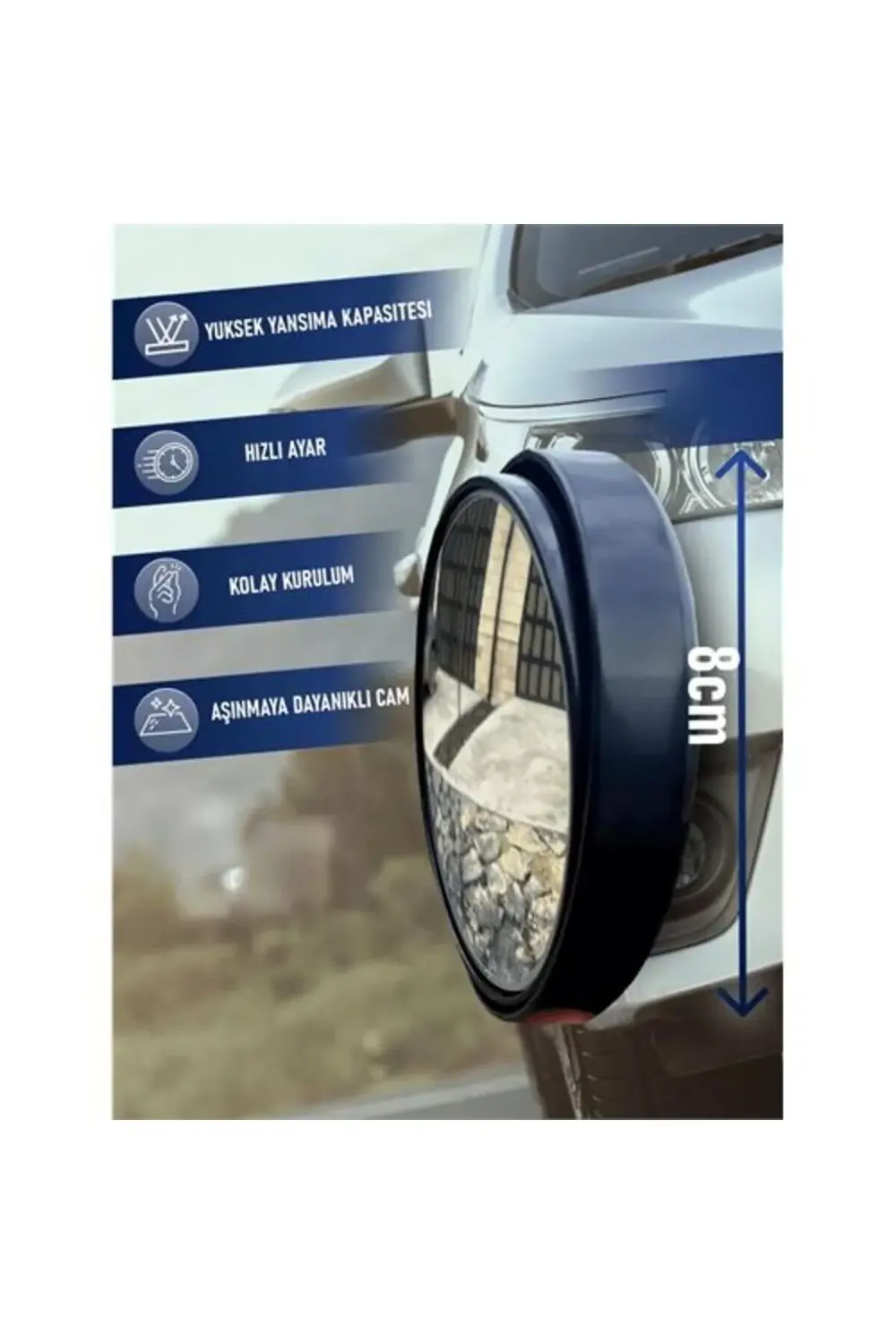 Winwinstore Araç Kör Nokta Aynası Dokunmatik Winwinstore Araç Kör Nokta Aynası Dokunmatik