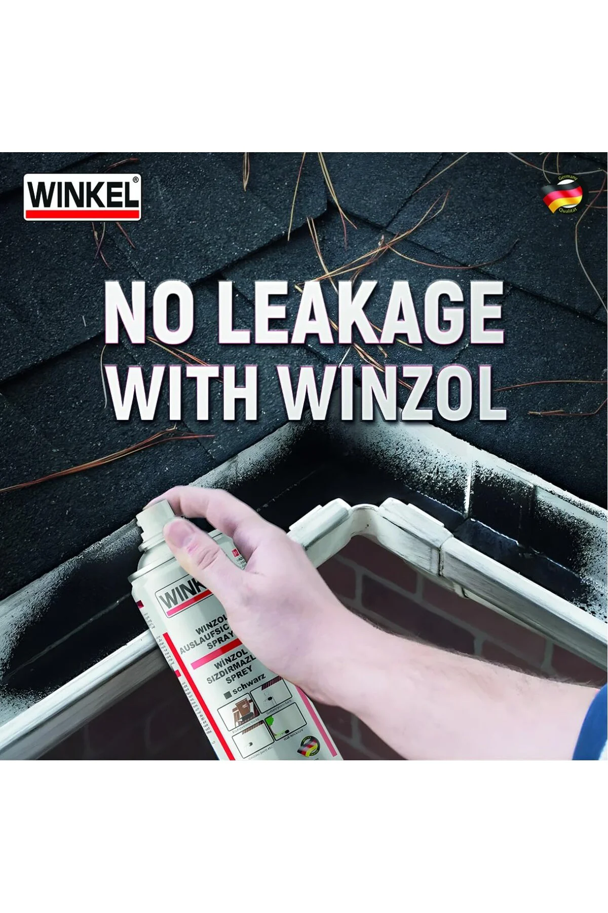 Winzol Su Geçirmez Sızdırmazlık Sprey GRİ 500 ML