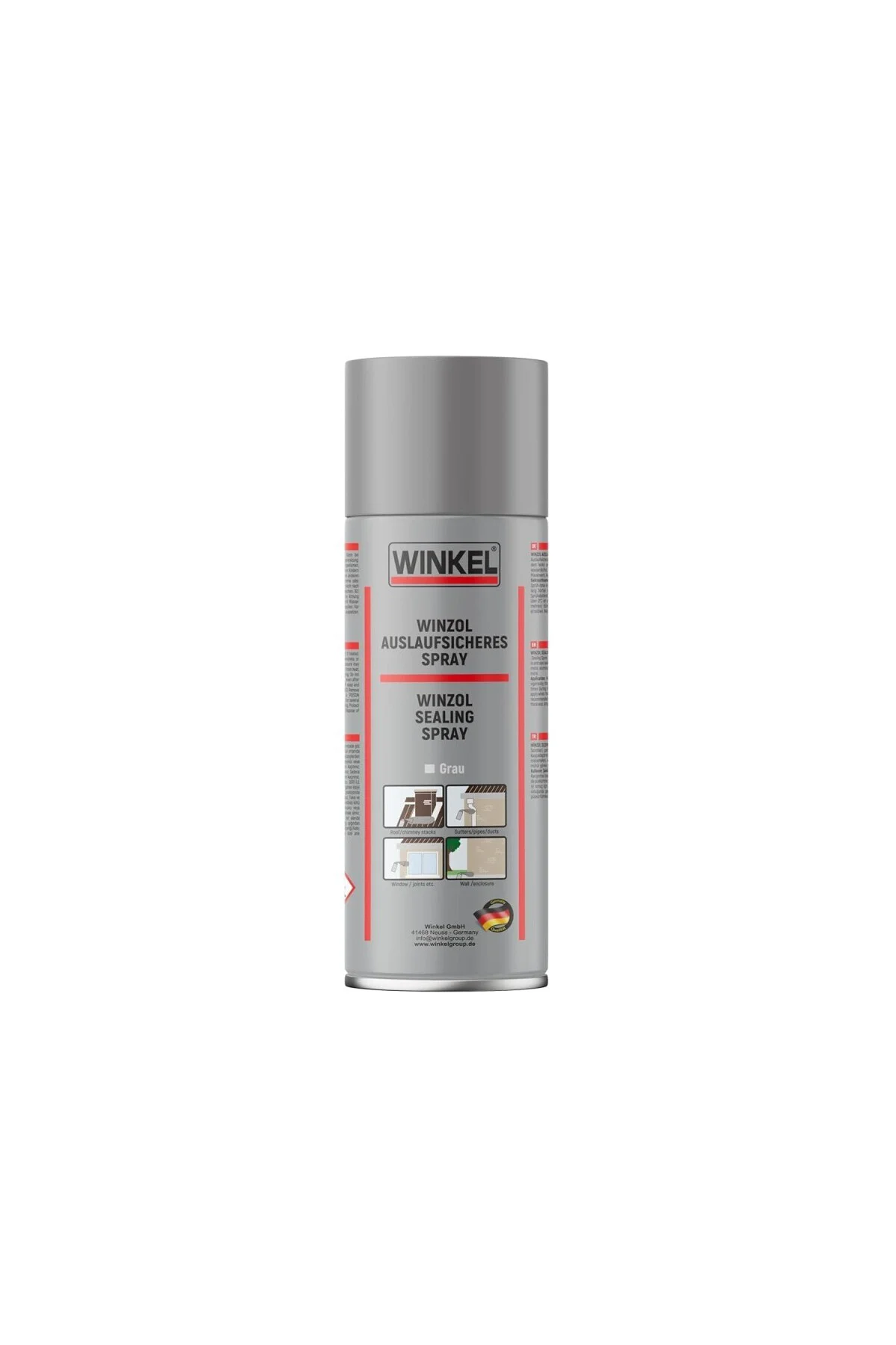 Winzol Su Geçirmez Sızdırmazlık Sprey GRİ 500 ML