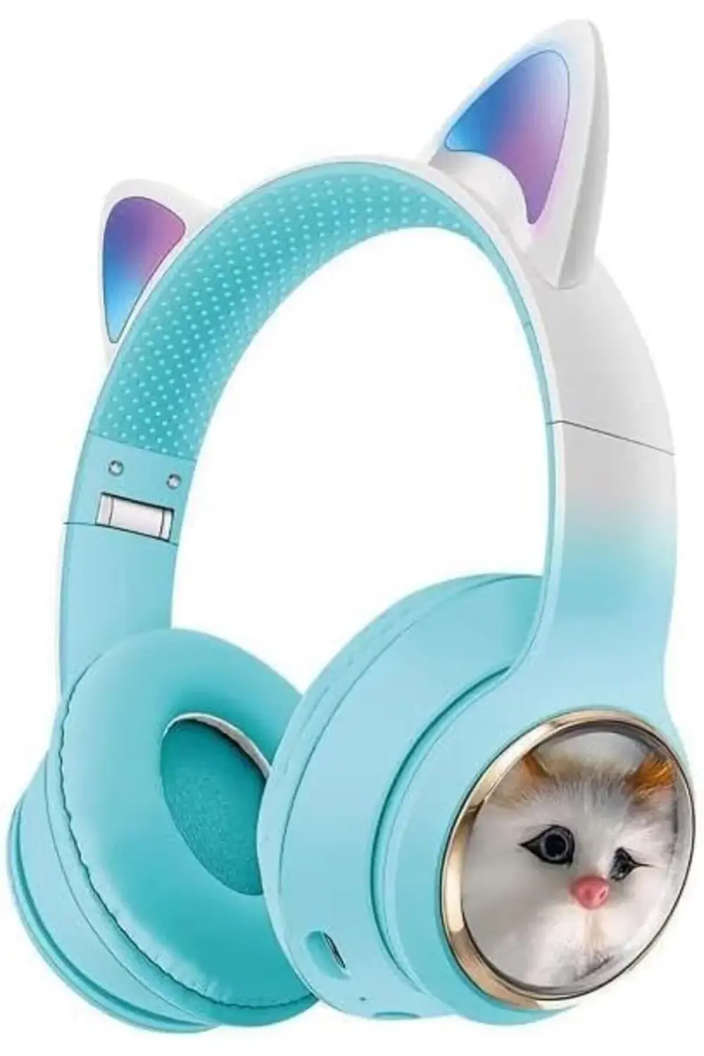 Wireless 5.3 Stereo Kedili Kulak Üstü Bluetooth Kulaklık Yeşil BL