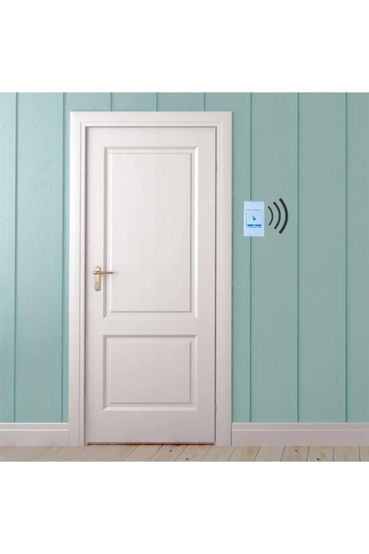 Wireless Bağlantılı Ev, Ofis, Daire veya Bahçe Kapıları İçin Kablosuz Kapı Zili - Görsel 4