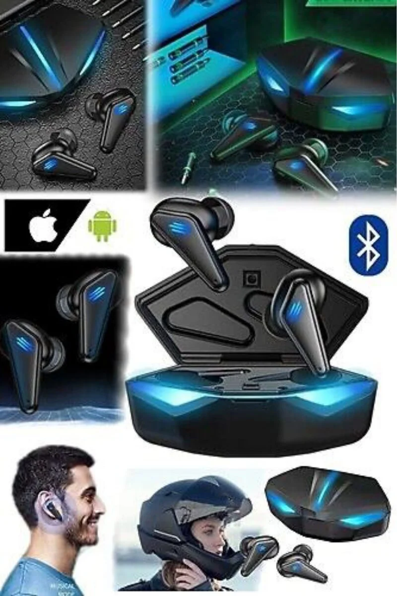 Wireless Gaming Kulaklık Mikrofonlu Bluetooth Oyuncu Kulaklığı - Gürültü Önleyici ve Işıklı