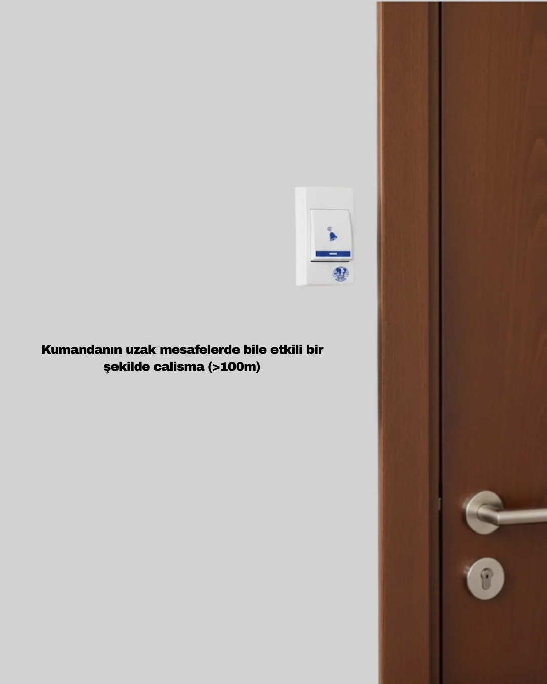 Wireless Kapı Zili Pratik ve Zahmetsiz Günlük Kullanım