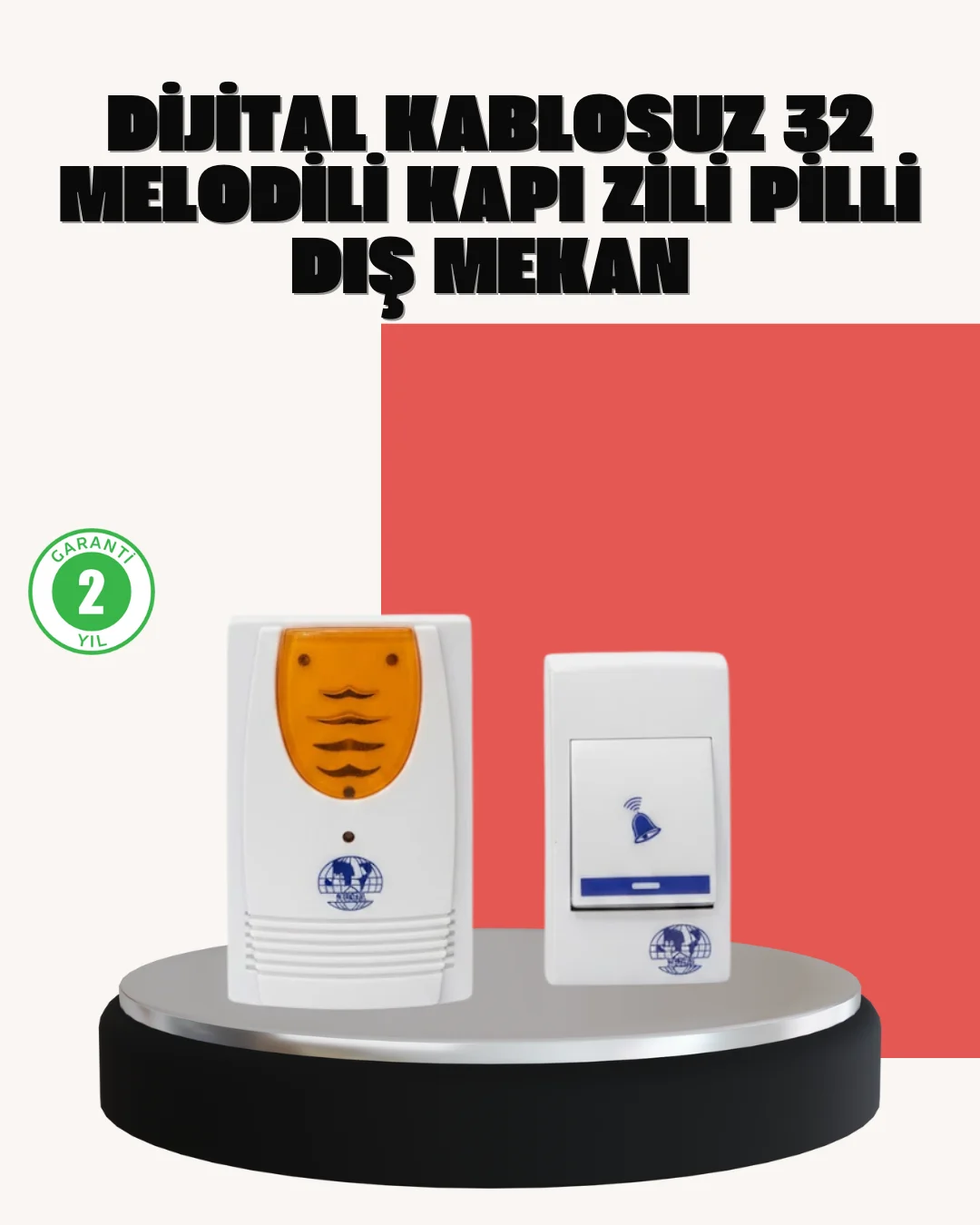 Wireless Kapı Zili Pratik ve Zahmetsiz Günlük Kullanım Wireless Kapı Zili Pratik ve Zahmetsiz Günlük Kullanım