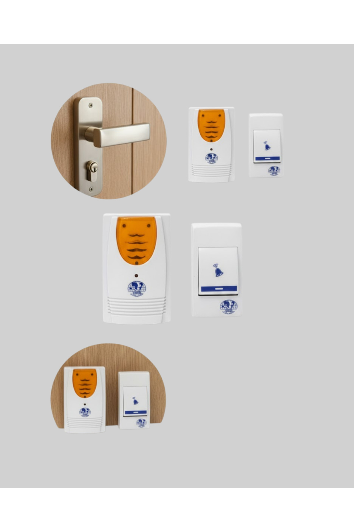 Wireless Kapı Zili Pratik ve Zahmetsiz Günlük Kullanım - Lisinya