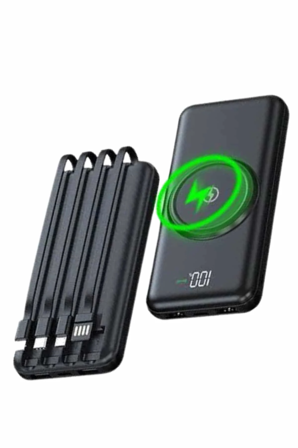 Wireless Powerbank 10000 Mah LED Ekranlı Dahili Kablolu Hızlı Şarj Fiyatı, Yorumları ve Özellikleri