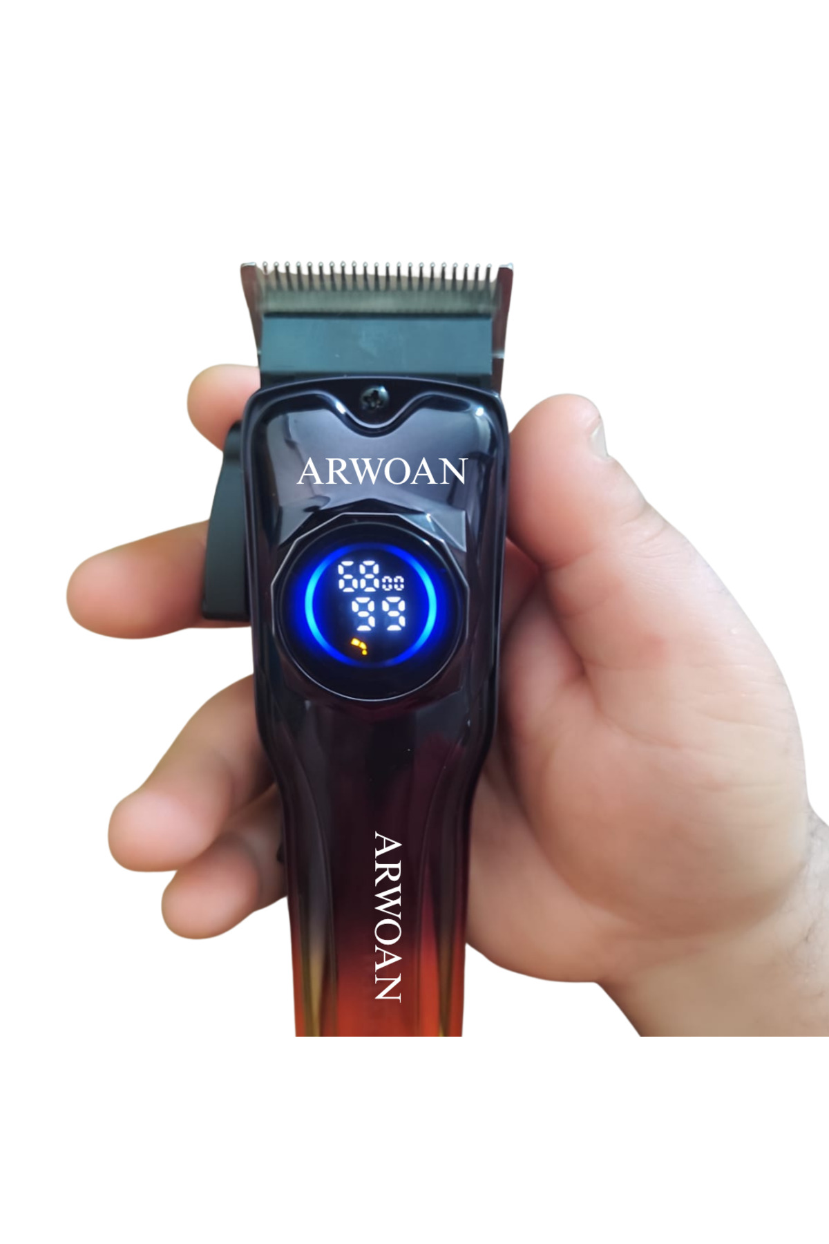 Arwoan Wireless Pro Fade Kablosuz Saç Kesme Makinesi – 6 Başlık, Usb Şar