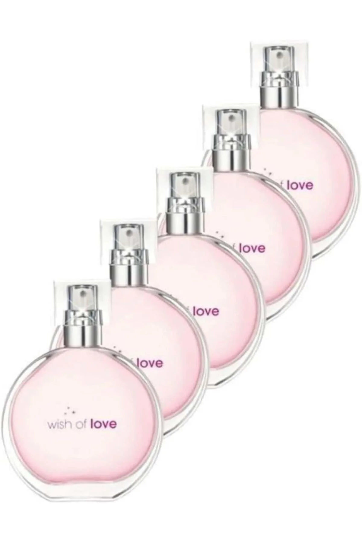 Wish Of Love Kadın Parfüm Edt 50ml. Beşli Set