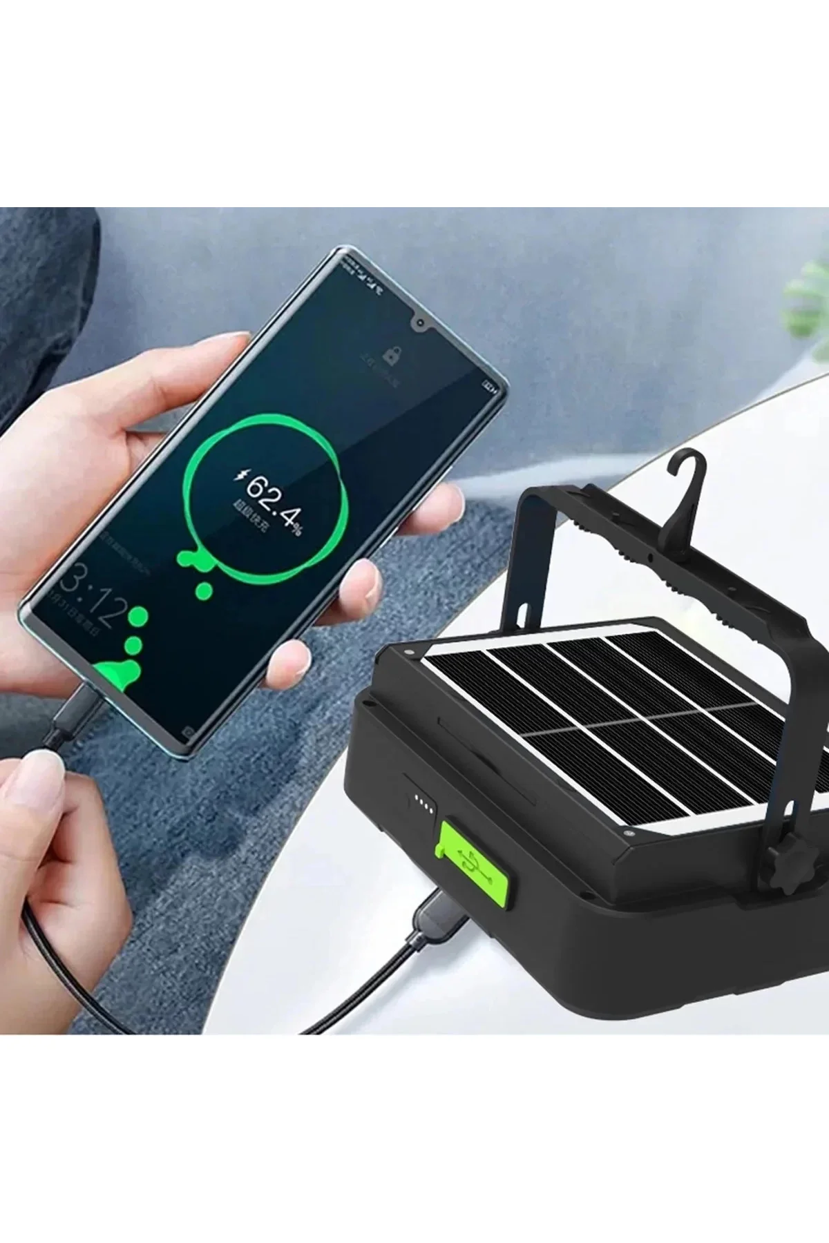 Wison 150w Güneş Enerjili Solar Kamp Feneriprojektör (ws-5570)