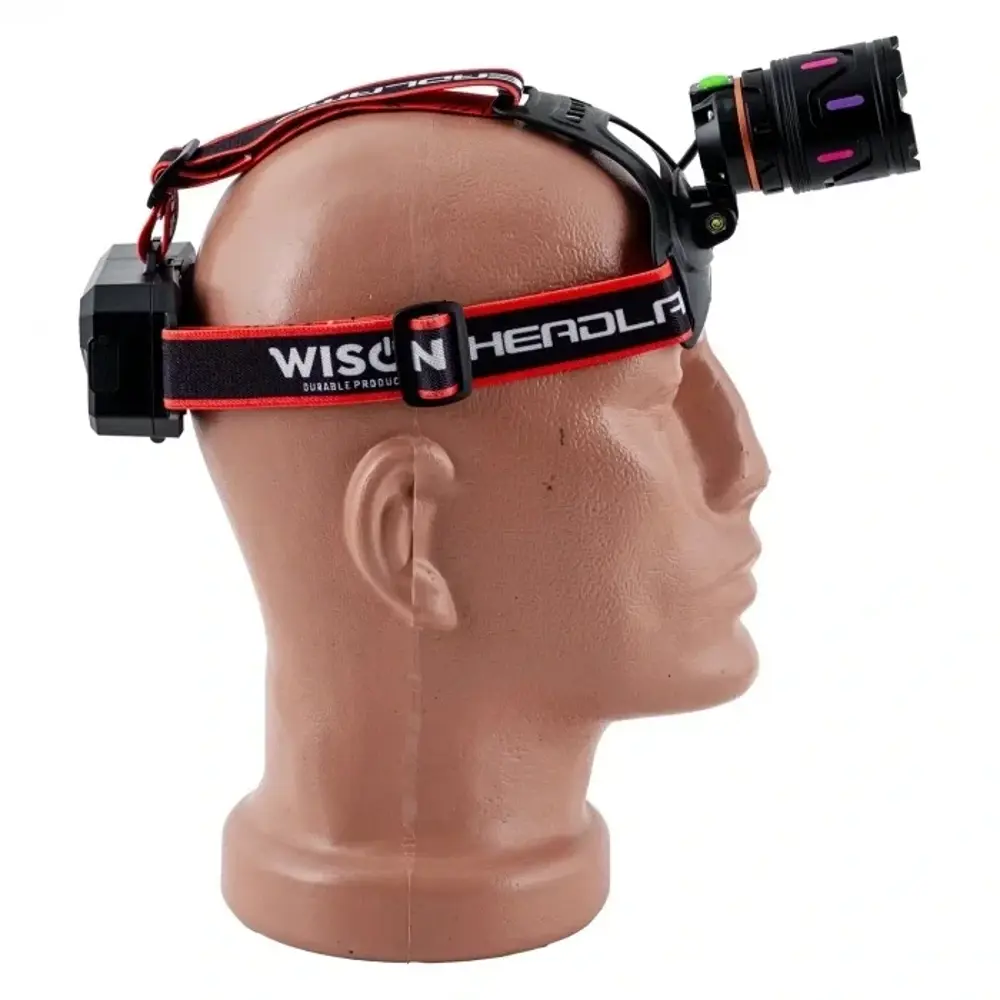 WISON Şarj Edilebilir Kafa Lambası - Wison - 1800 Lümen - 25 Watt