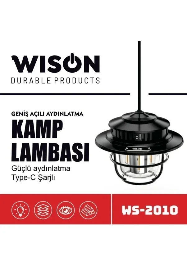 Wison Ws-2010 Geniş Açılı Aydınlatma Kamp Lambası Bx40 Fiyatı, Yorumları ve Özellikleri