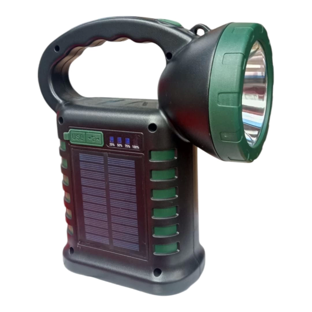 Just Cheap Store Wıson Ws-4343 Çok Fonksiyonlu Solar Şarjlı Powerbanklı Kamp Lamba