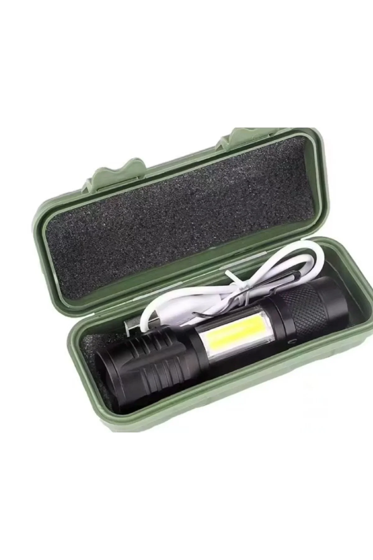 Wison Ws-5454 Taktik El Feneri Usb Şarj Edilebilir Kamp Feneri Co