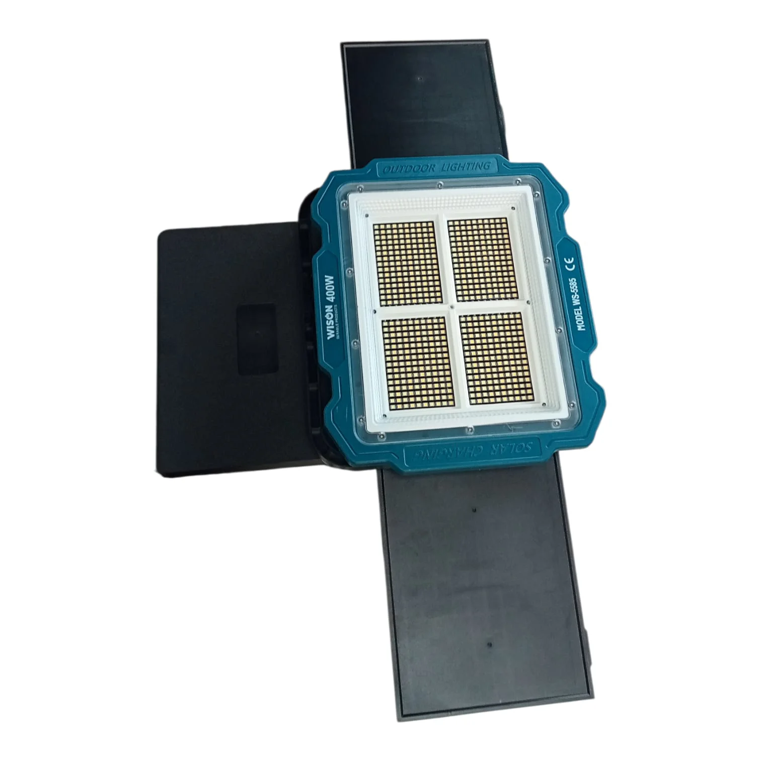 Wıson WS-5585 Çok Fonksiyonlu 3 Solar Panelli 400W Spot Aydınlatma