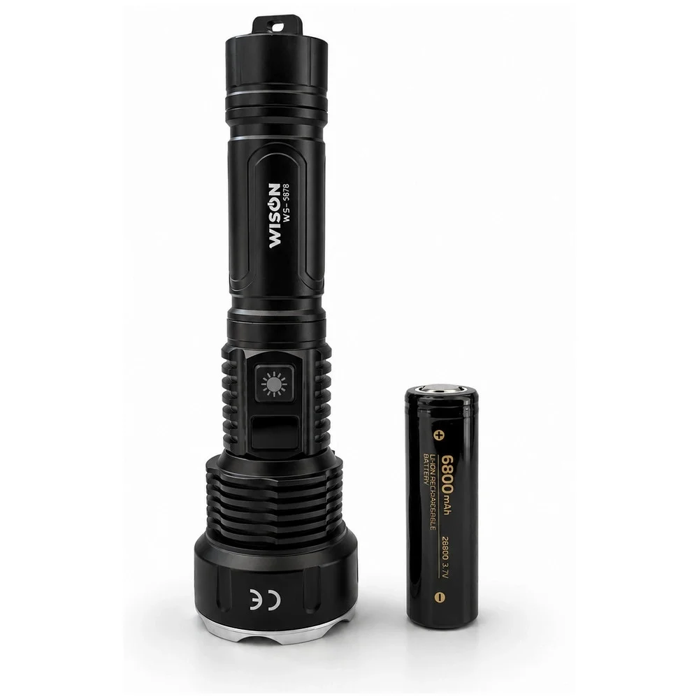 Wison Ws-7878 30watt 3000 Lümen Uzun Menzilli Usb Type-c Şarjlı El Feneri Wison Ws-7878 30watt 3000 Lümen Uzun Menzilli Usb Type-c Şarjlı El Feneri