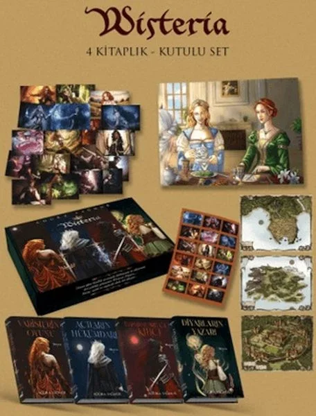 Wisteria Serisi 4 Kitap (Hediyeli Kutu) Fiyatı, Yorumları ve Özellikleri