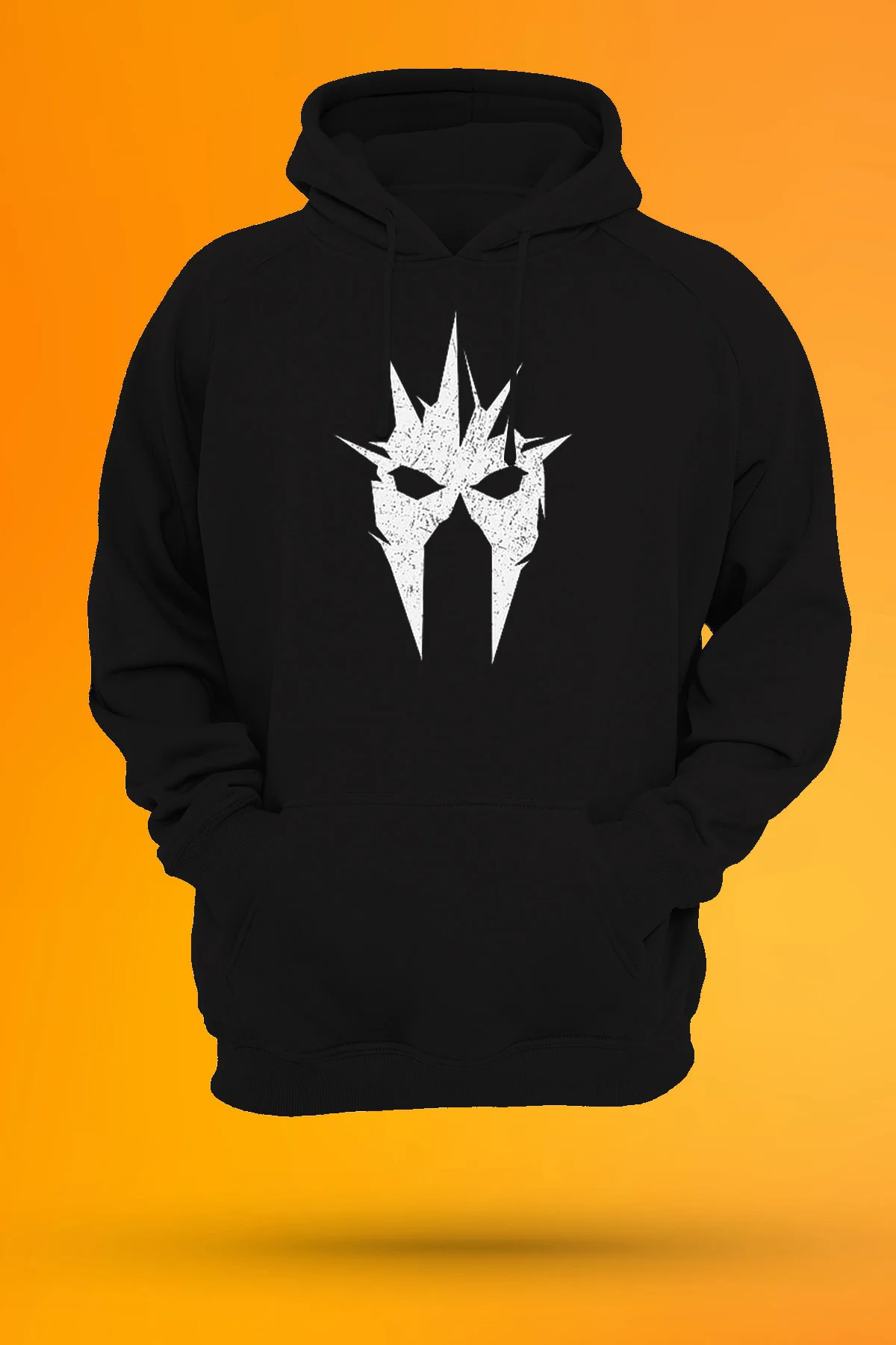 Witch King Çift Baskılı, 3 Ipl. Şardonlu, Içi Polar, Çok Kalın %100 Pamuk Sweatshirt