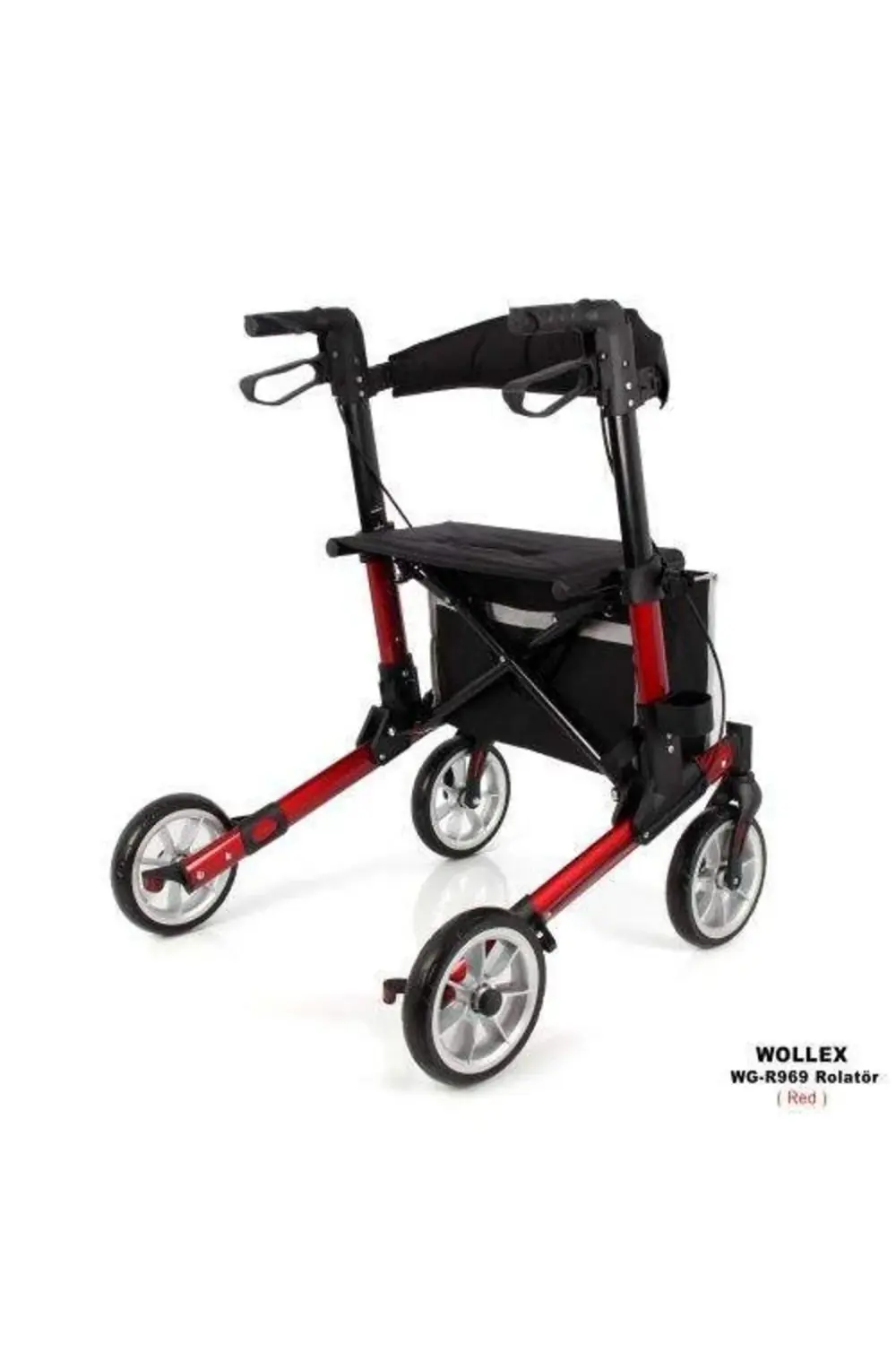 Witra Marka Alüminyum Tekerlekli Rolatör (KARBON GRİ)