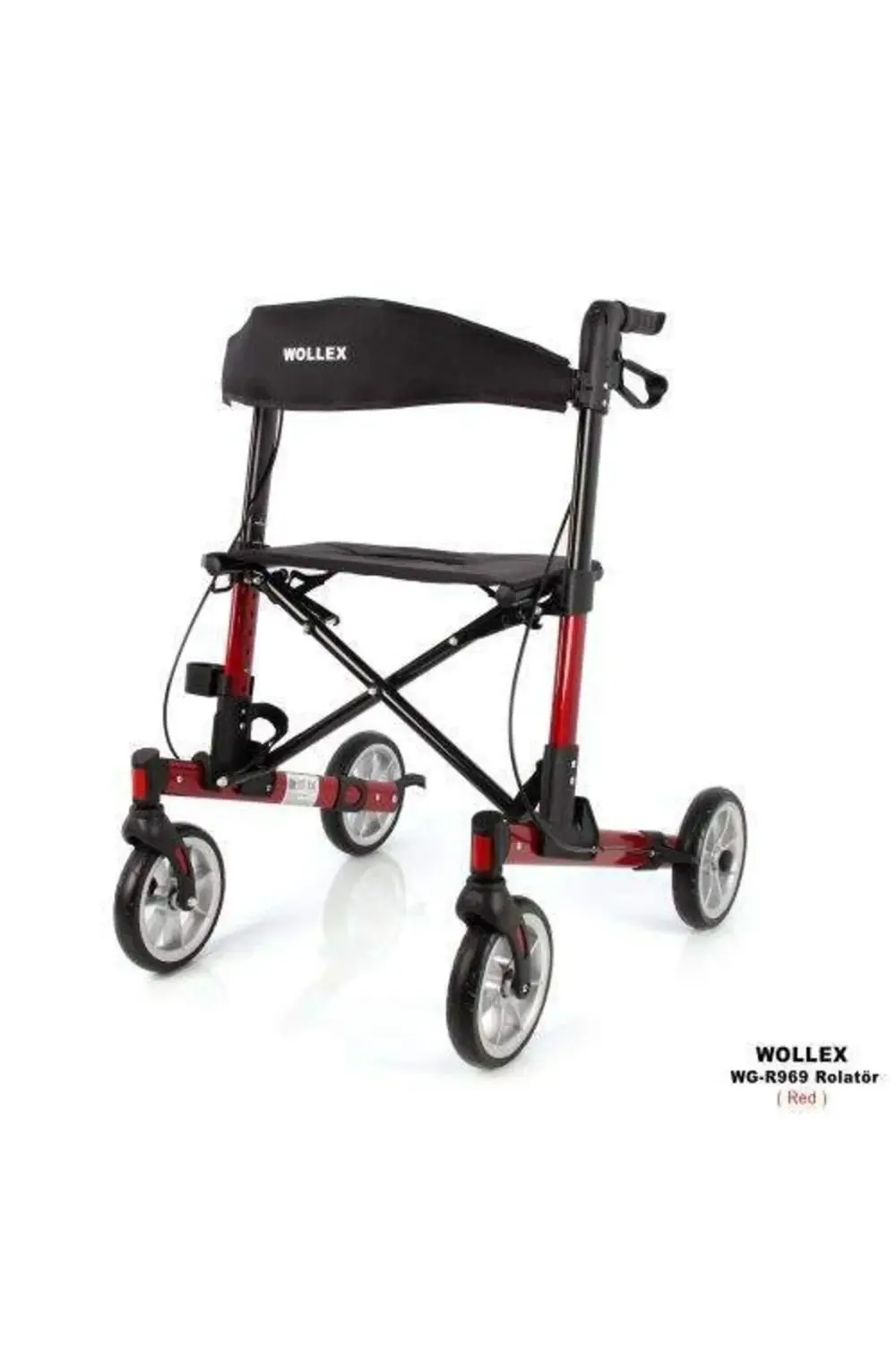 Witra Marka Alüminyum Tekerlekli Rolatör (KARBON GRİ)