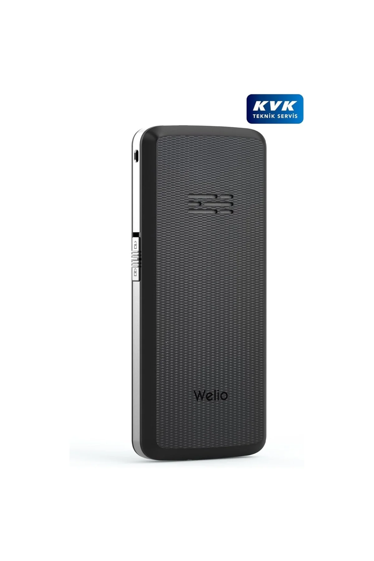 WKey T100 Tuşlu Kamerasız Asker/Yaşlı Cep Telefonu (Siyah- Gri)
