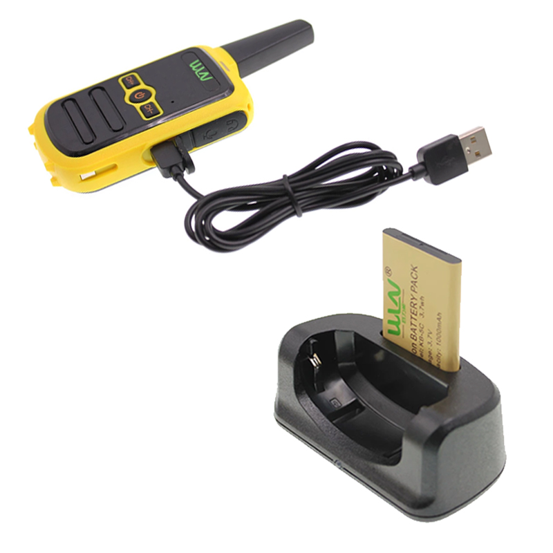 WLN KD-C51 16 KANAL TEKLİ TELSİZ SARI KASA ŞARJ ALETİ DAHİL (3-5 
