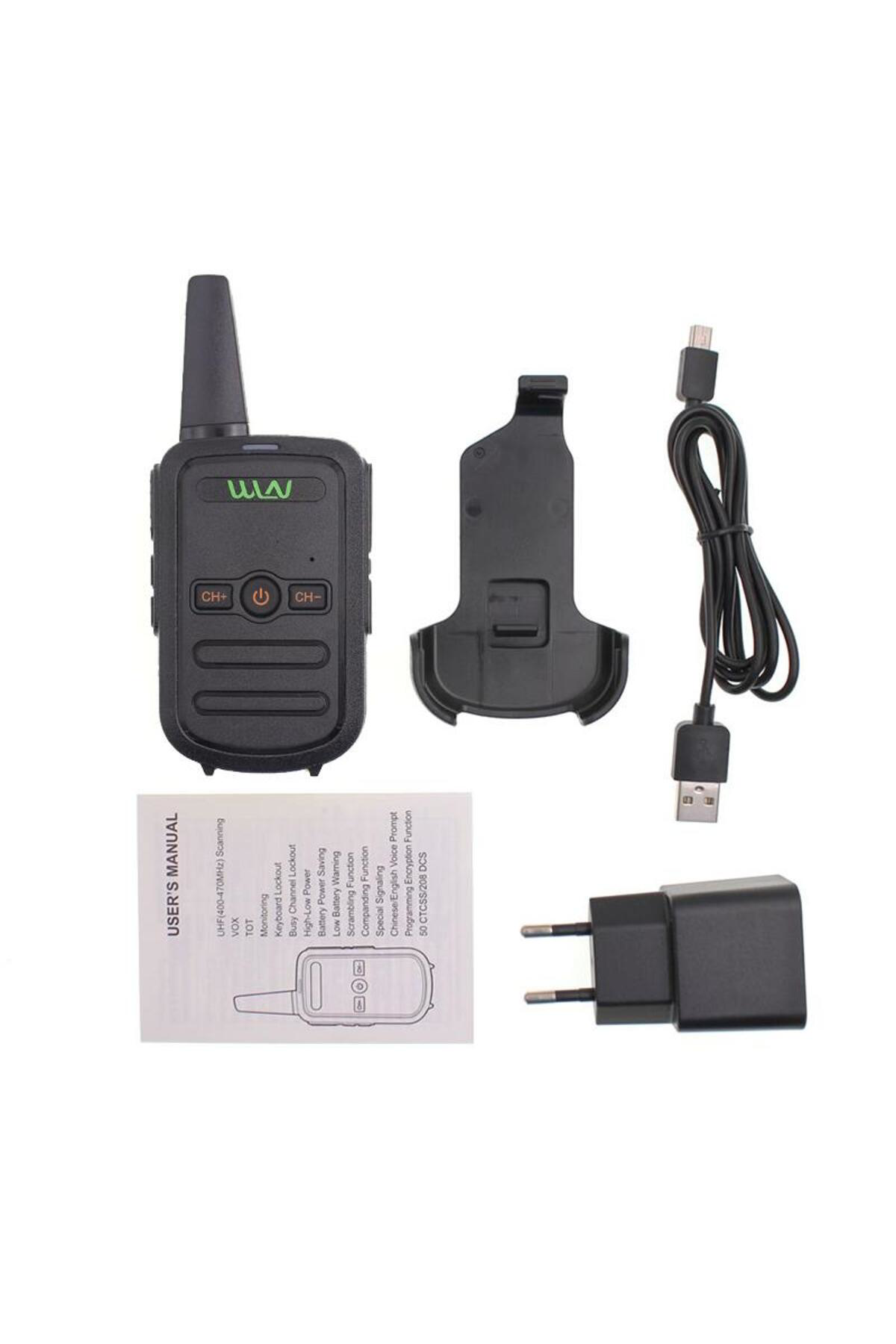WLN KD-C51 16 KANAL SİYAH KASA ŞARJ ALETİ DAHİL TEKLİ TELSİZ (3-5