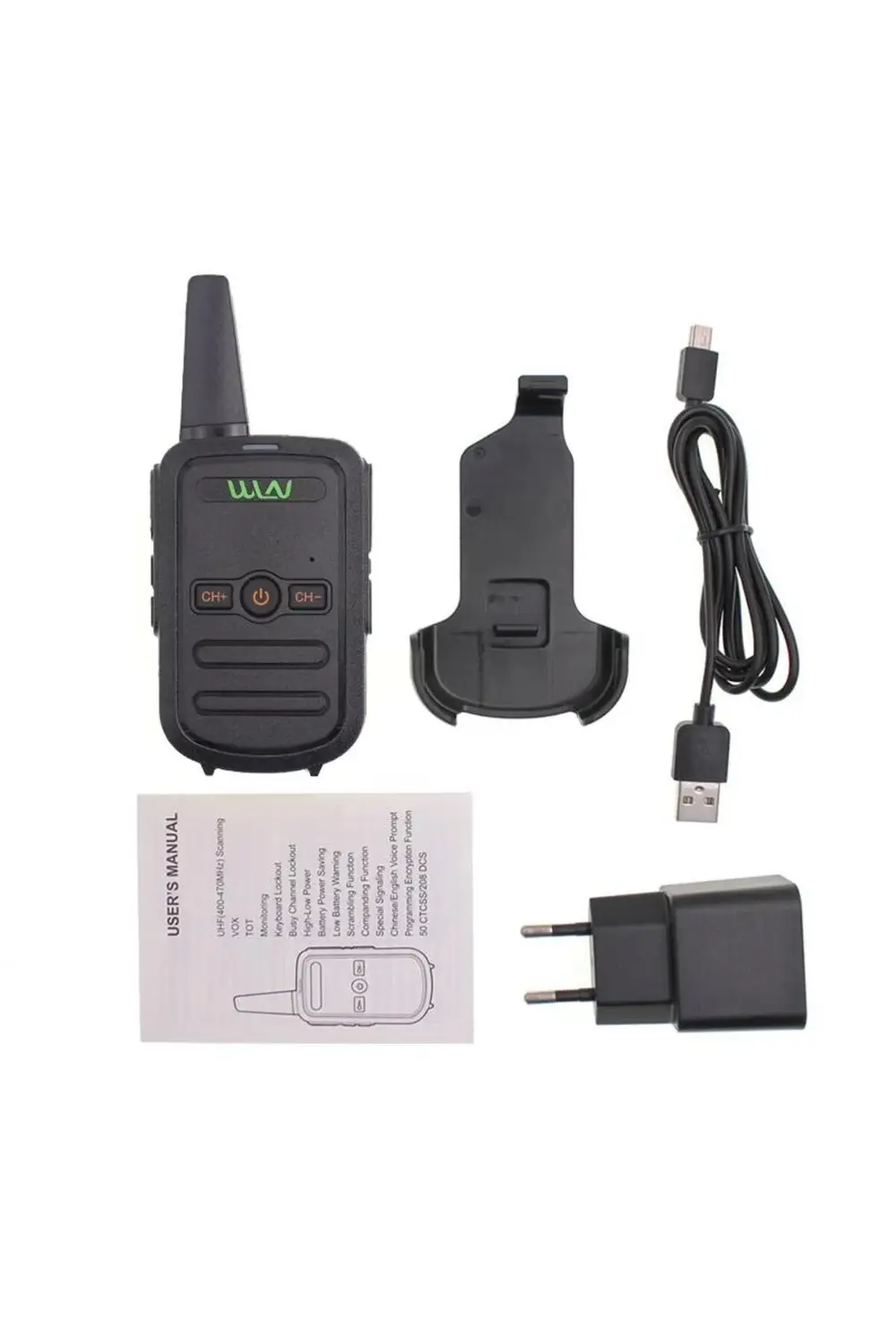 WLN KD-C51 16 KANAL SİYAH KASA ŞARJ ALETİ DAHİL TEKLİ TELSİZ (3-5