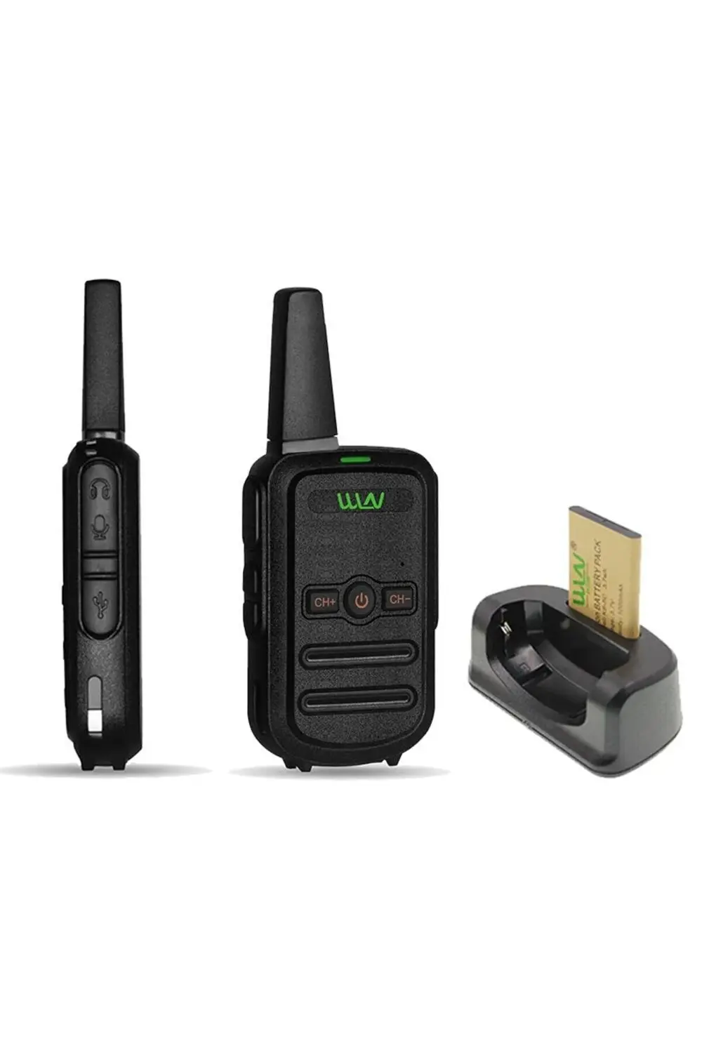 WLN KD-C51 16 KANAL SİYAH KASA ŞARJ ALETİ DAHİL TEKLİ TELSİZ (3-5