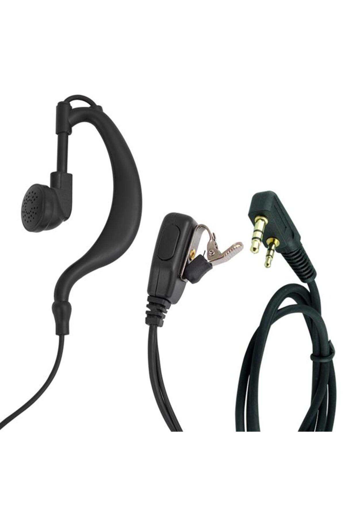 Wln Pmr-446 C Tipi Kulak Üstü El Telsizi Ptt Mikrofonlu Kulaklığı