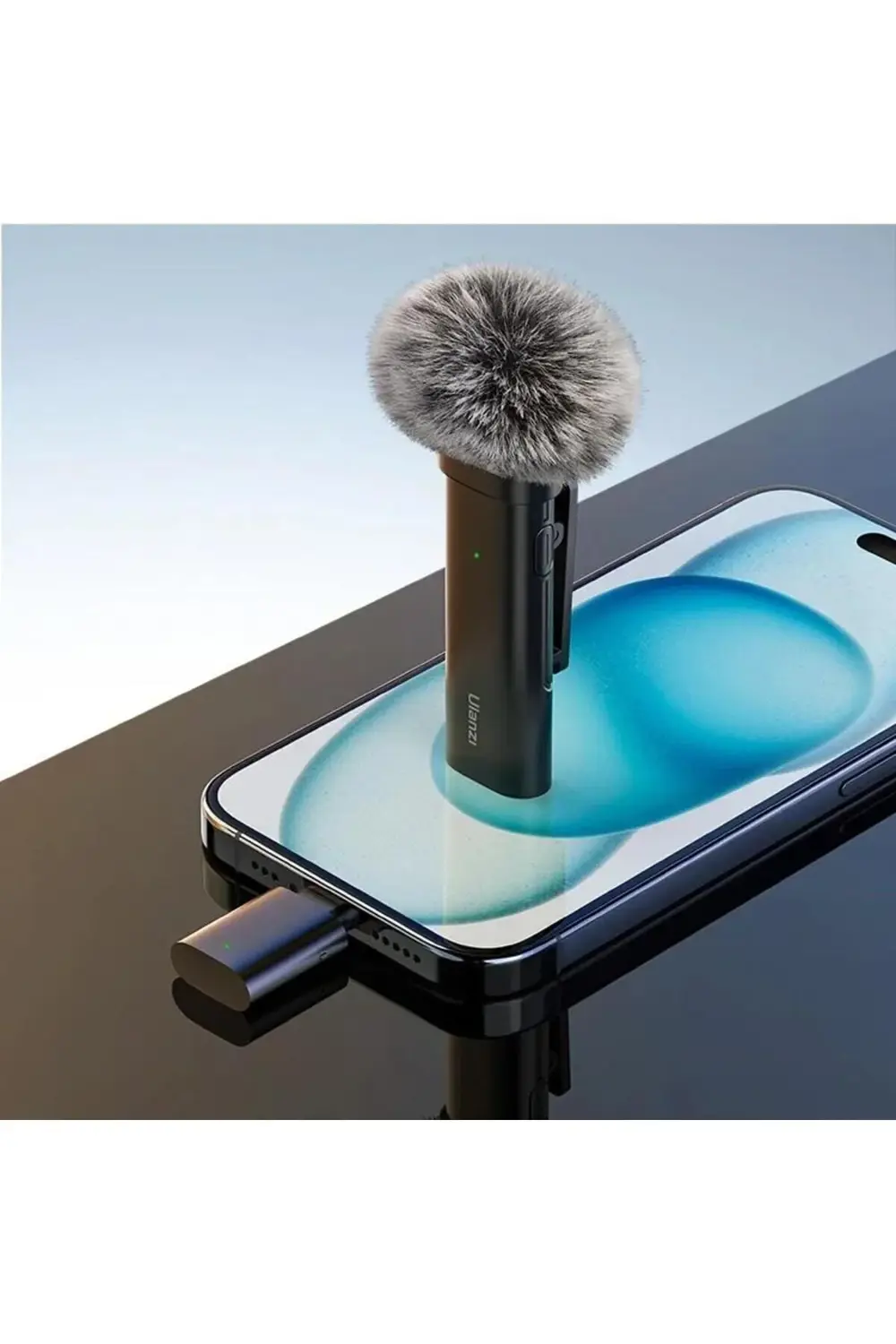 Wm-10 (Lightning) Kablosuz Klipsli Mikrofon Akıllı Telefon