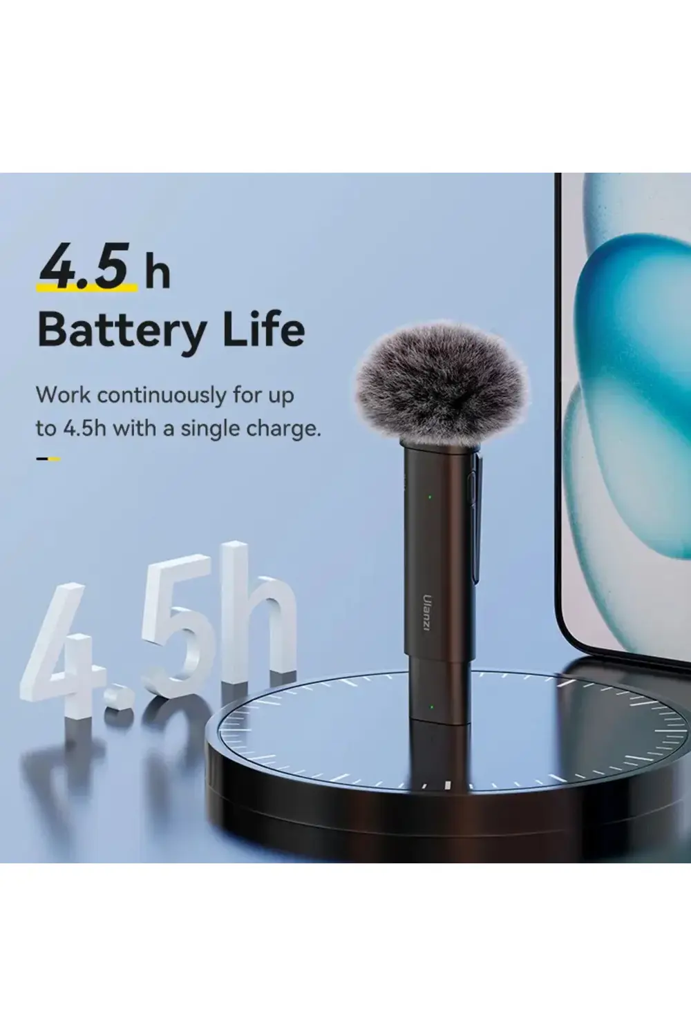 Wm-10 (Lightning) Kablosuz Klipsli Mikrofon Akıllı Telefon