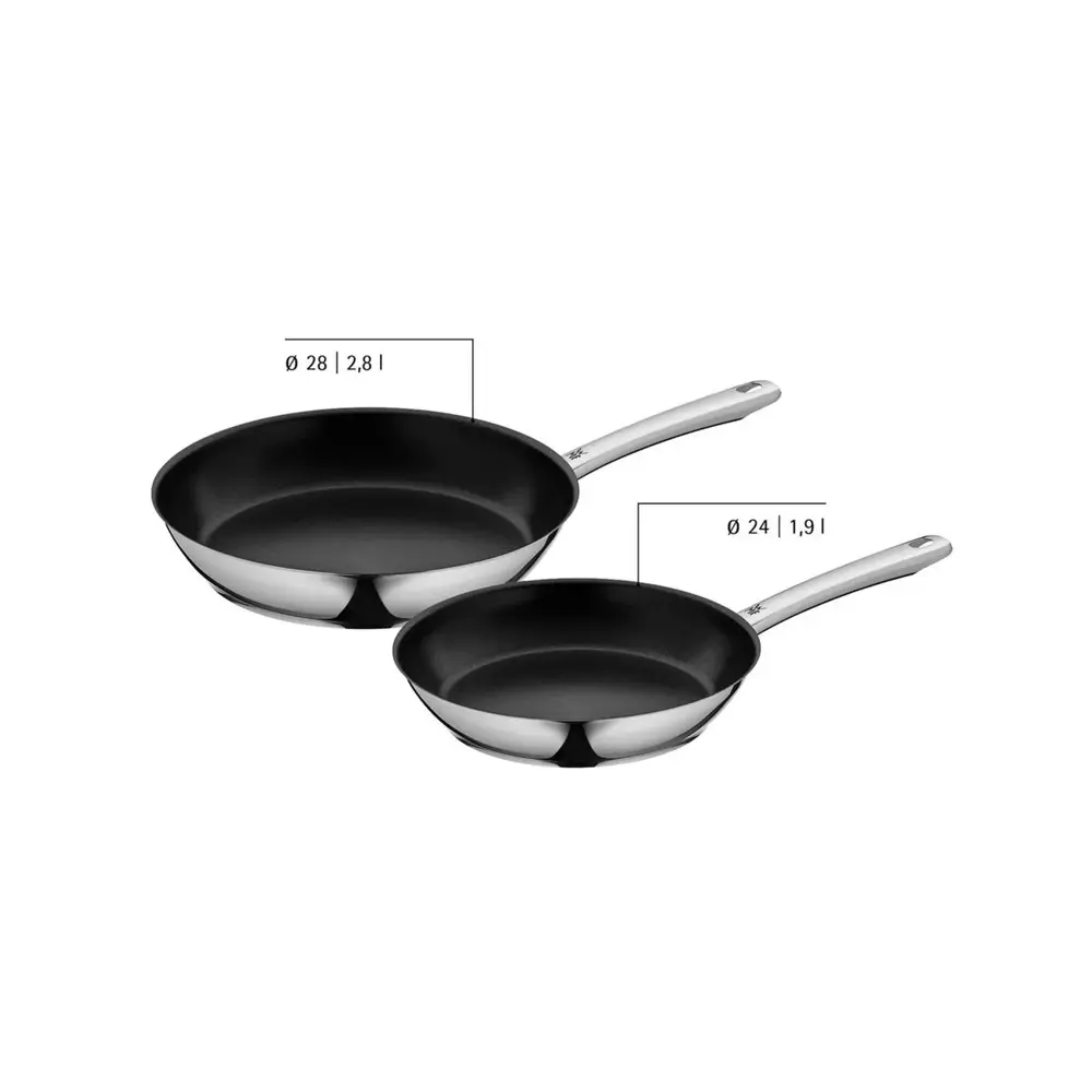 WMF Nordic Profi 2'li Tava Seti 24+28 Cm 3201113738 WMF Nordic Profi 2'li Tava Seti 24+28 Cm 3201113738