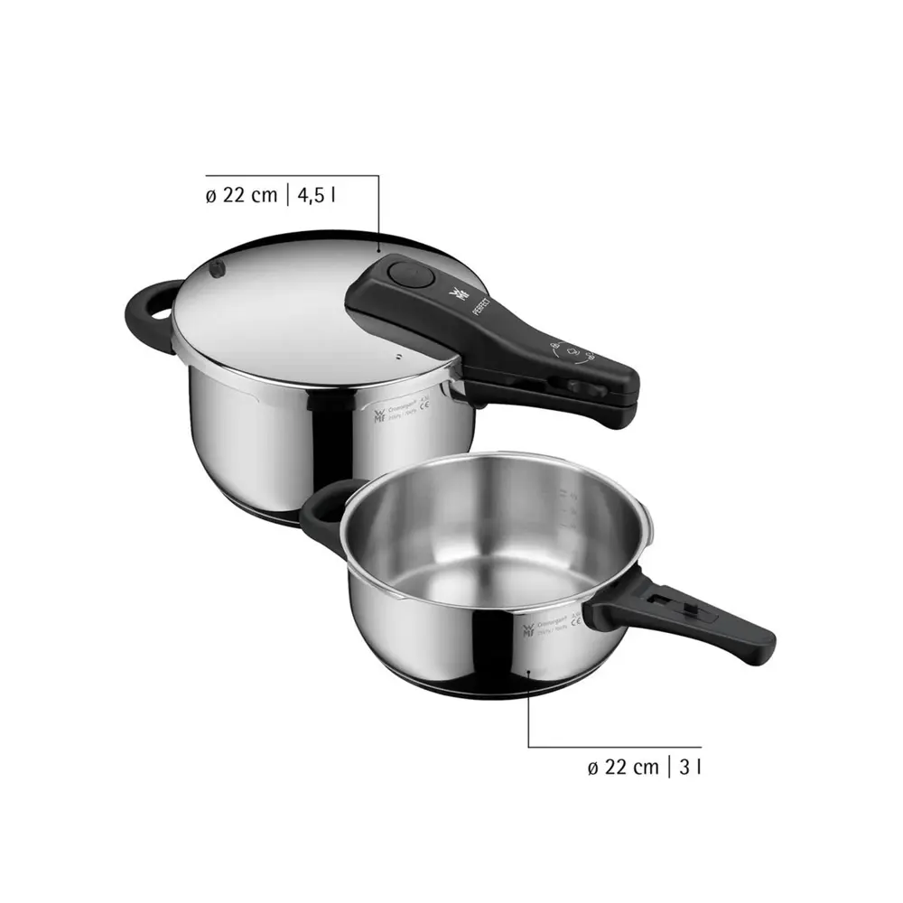 WMF Perfect Düdüklü Tencere Seti 4.5+3 Lt 1512000346