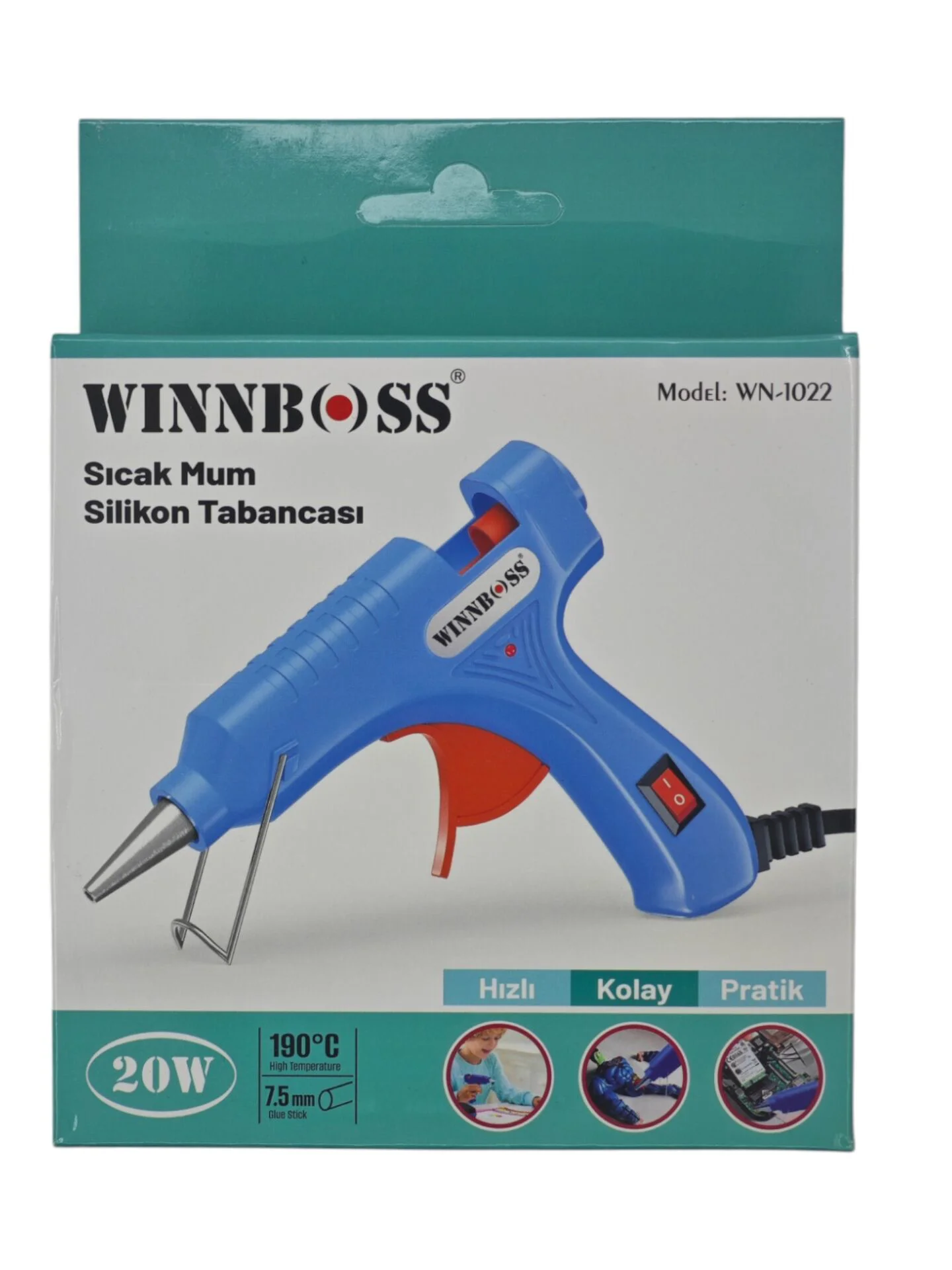 WN-1022   Winboss Sıcak Mum Silikon Tabancası 20W
