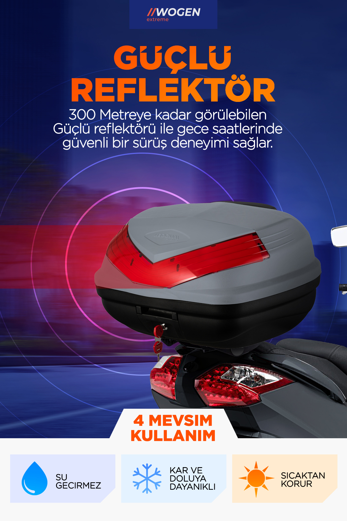 Wogen  Wg39 Arka Çanta 39 L Sirt Dayamali Premium (Nardo Gri)