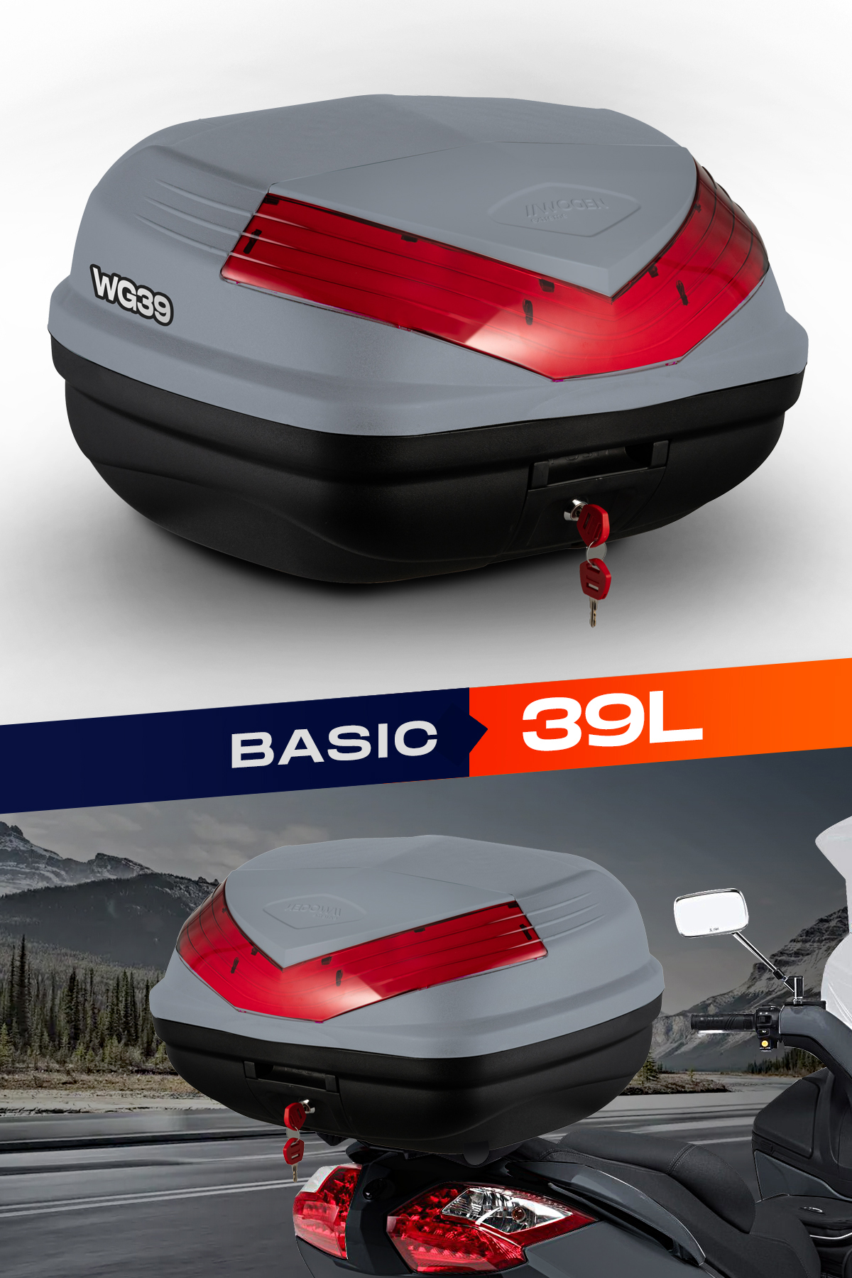 Wogen  Wg39 Arka Çanta 39 L Basic (Nardo Gri)