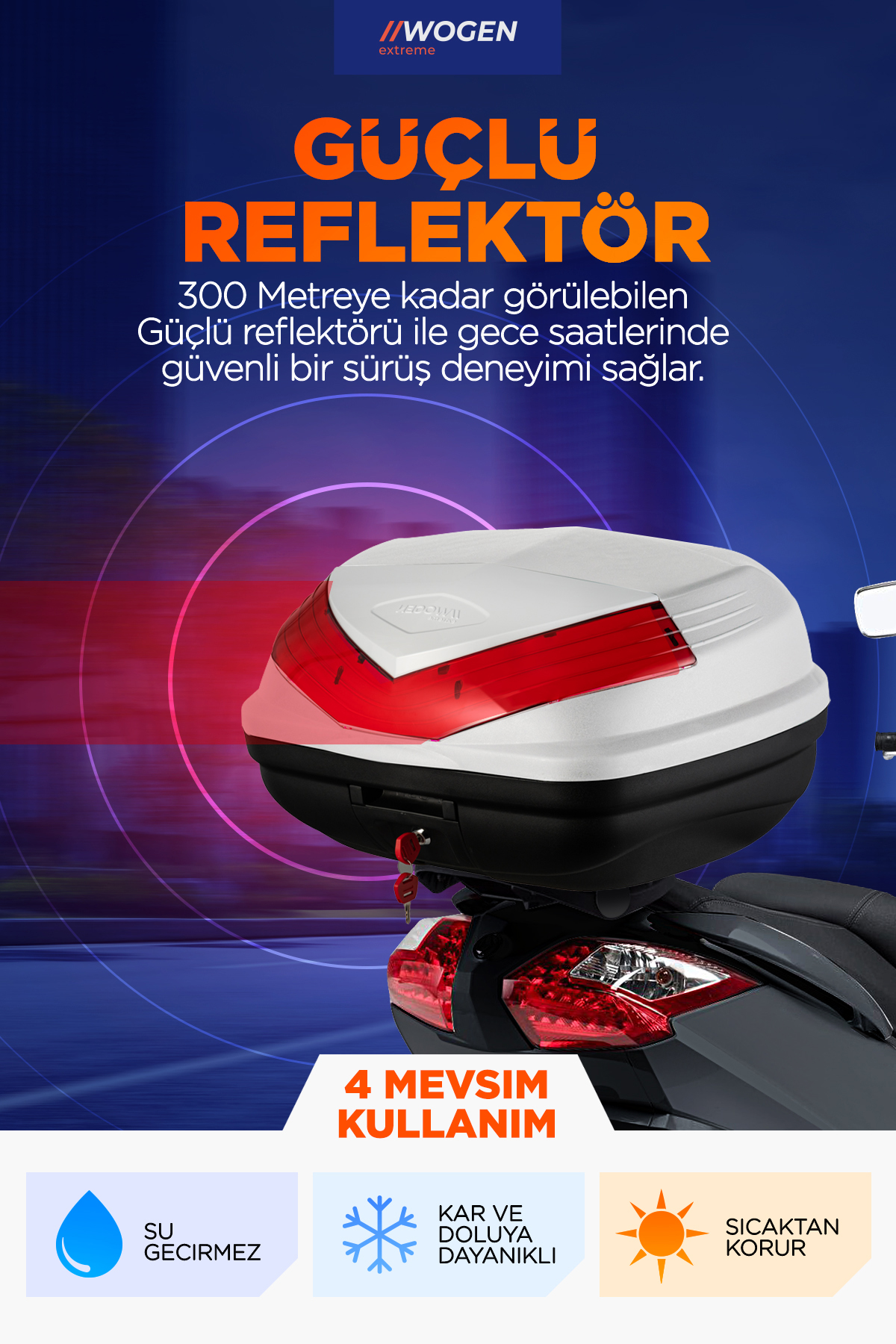 Wogen  Wg39 Arka Çanta 39 L Basic (Beyaz)